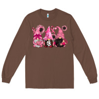 Chestnut breast cancer gnomes Long Sleeve Tee - CowGirlArtShop