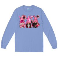 Colony Blue breast cancer gnomes Long Sleeve Tee - CowGirlArtShop