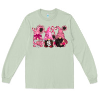 Matcha breast cancer gnomes Long Sleeve Tee - CowGirlArtShop