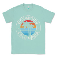Seafoam Oceanside California Ca Vintage Retro 70S Classic Tee - lanVoArt