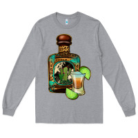 Heather Grey tequila bottle Long Sleeve Tee - Jasminsmagicworld