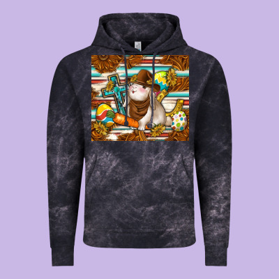 Western Bunny Vintage Hoodie Designed By Tumblerdesignbyshophia