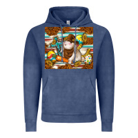 Vintage Denim western bunny Vintage Hoodie - TumblerDesignByShophia