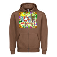 Chestnut Love Summer Zipper Hoodie - CowhideDigitalArt
