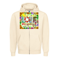 Sandshell Love Summer Zipper Hoodie - CowhideDigitalArt