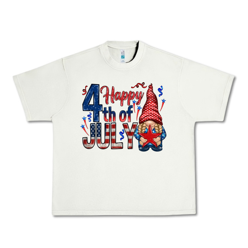 Happy 4th Of July With Gnome Urban Heavy Tee by HowdyJamesFarm | Teevron