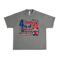 Tornado Happy 4th Of July with gnome Urban Heavy Tee - HowdyJamesFarm