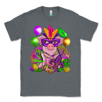 Charcoal Heather Mardi Gras pig Classic Tee - NancyCooperArtShop