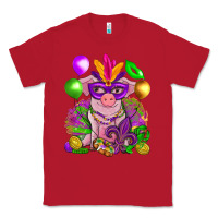 Red Mardi Gras pig Classic Tee - NancyCooperArtShop