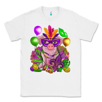 White Mardi Gras pig Classic Tee - NancyCooperArtShop