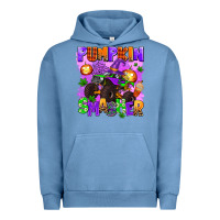 Pigment Pebble Blue pumpkin smasher Urban Hoodie - AdoDesignShop