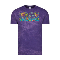 Cloud Purple sea shells Vintage Tee - TumblerDesignByShophia