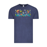 Vintage Denim sea shells Vintage Tee - TumblerDesignByShophia