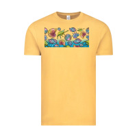 Vintage Mustard sea shells Vintage Tee - TumblerDesignByShophia