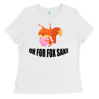 White Oh, For Fox Sake Ladies Tee - Bettercallsaul