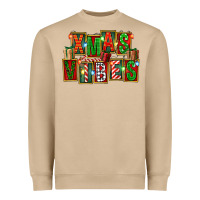 Mushroom Christmas xmas vibes Heavyweight Sweatshirt - FaDigitalArtStudio