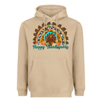Mushroom Happy thanksgiving rainbow Heavyweight Hoodie - Artiststas