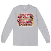 Moon Dust faith over fear breast cancer 12 inches 300 dpi Long Sleeve Tee - CowGirlArtShop