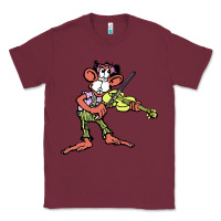 Burgundy the iommi monkey Classic Tee - lanVoArt