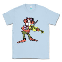 Dusty Blue the iommi monkey Classic Tee - lanVoArt