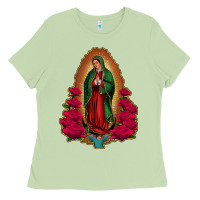 Matcha our lady of guadalupe Ladies Tee - Jasminsmagicworld