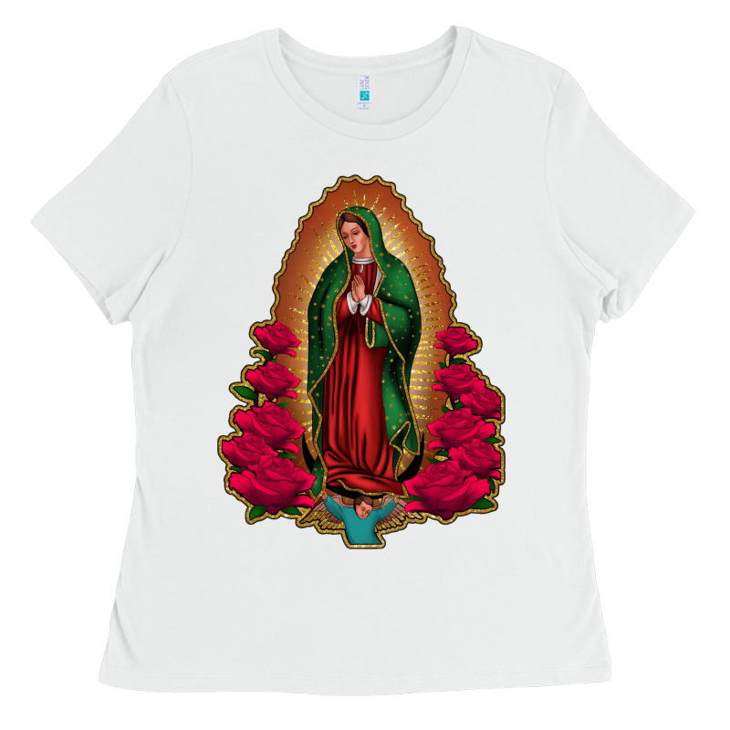 Our Lady Of Guadalupe Ladies Tee by Jasminsmagicworld | Teevron