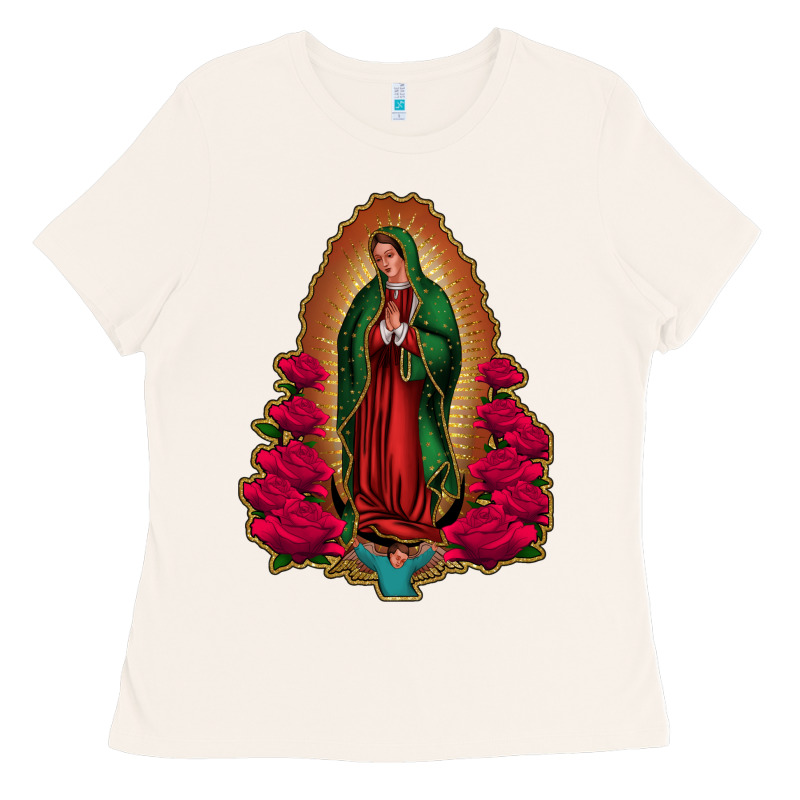 Our Lady Of Guadalupe Ladies Tee by Jasminsmagicworld | Teevron