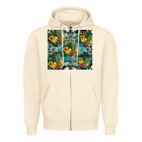 Sandshell summer fruits Zipper Hoodie - CowhideDigitalArt