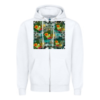 White summer fruits Zipper Hoodie - CowhideDigitalArt