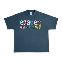 Midnight Navy Easter vibes Easter Day Urban Heavy Tee - HowdyJamesFarm