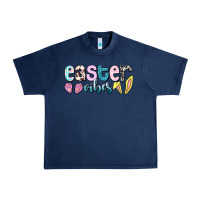 Navy Easter vibes Easter Day Urban Heavy Tee - HowdyJamesFarm