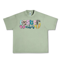 Oil Green Easter vibes Easter Day Urban Heavy Tee - HowdyJamesFarm
