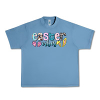 Pebble Blue Easter vibes Easter Day Urban Heavy Tee - HowdyJamesFarm
