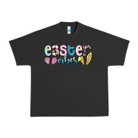 Pigment Black Easter vibes Easter Day Urban Heavy Tee - HowdyJamesFarm