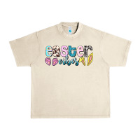 Sandshell Easter vibes Easter Day Urban Heavy Tee - HowdyJamesFarm