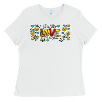 White for the love of the game softball Ladies Tee - Jasminsmagicworld