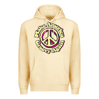 Pina Colada Make America Groovy Again Peace Sign 70S Retro Premium Hoodie - lanVoArt