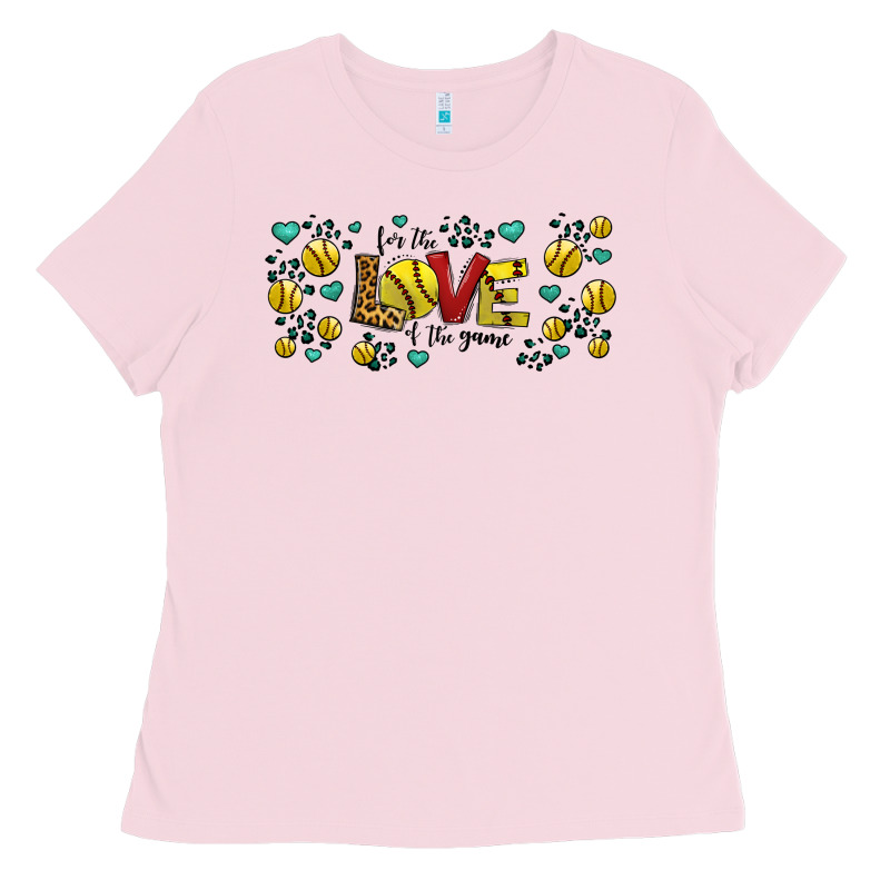 For The Love Of The Game Softball Ladies Tee by Jasminsmagicworld | Teevron