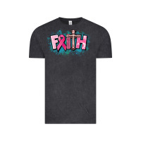 Vintage Black Cancer Faith Cross Vintage Tee - HowdyJamesFarm