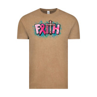 Vintage Coffee Cancer Faith Cross Vintage Tee - HowdyJamesFarm