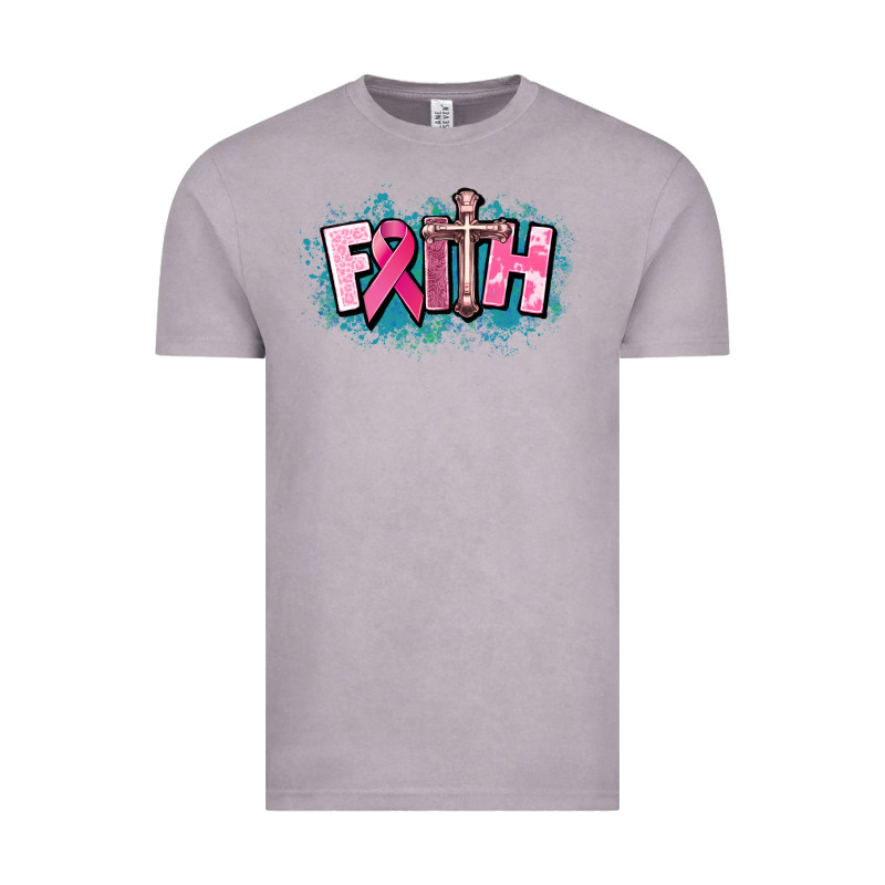 Cancer Faith Cross Vintage Tee by HowdyJamesFarm | Teevron