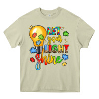 Mossy let your light shine Heavy Core Tee - LillyAllenDesigns