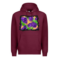 Burgundy halloween spooky bat background Premium Hoodie - BundleAndBundleShop