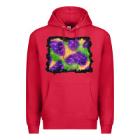 Cardinal halloween spooky bat background Premium Hoodie - BundleAndBundleShop