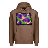 Chestnut halloween spooky bat background Premium Hoodie - BundleAndBundleShop