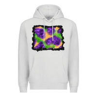 Dove Grey halloween spooky bat background Premium Hoodie - BundleAndBundleShop