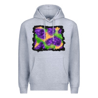 Heather Grey halloween spooky bat background Premium Hoodie - BundleAndBundleShop