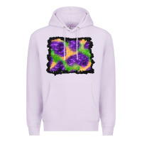 Lilac halloween spooky bat background Premium Hoodie - BundleAndBundleShop