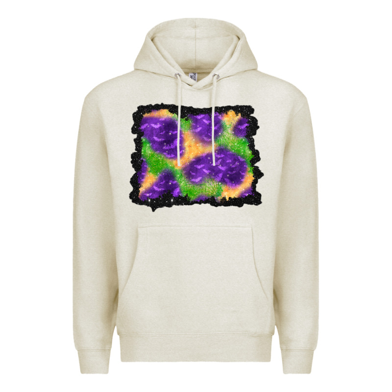 Halloween Spooky Bat Background Premium Hoodie by BundleAndBundleShop | Teevron