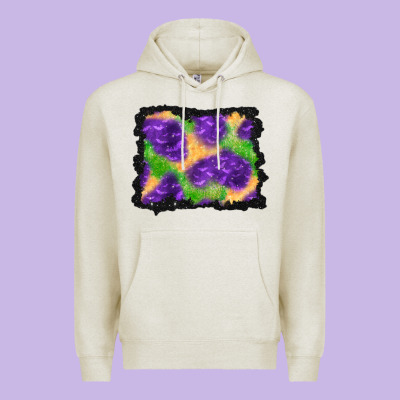 Halloween Spooky Bat Background Premium Hoodie Designed By Bundleandbundleshop